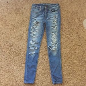 Ripped American Eagle jeans